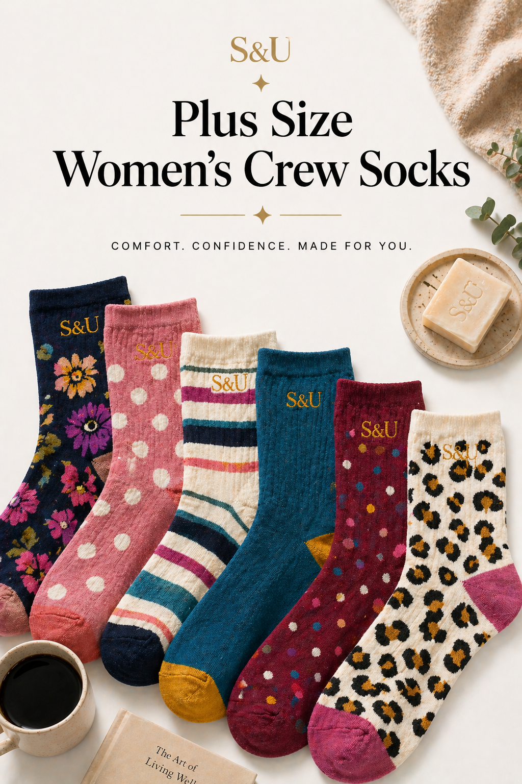 Plus Size Women's Socks
